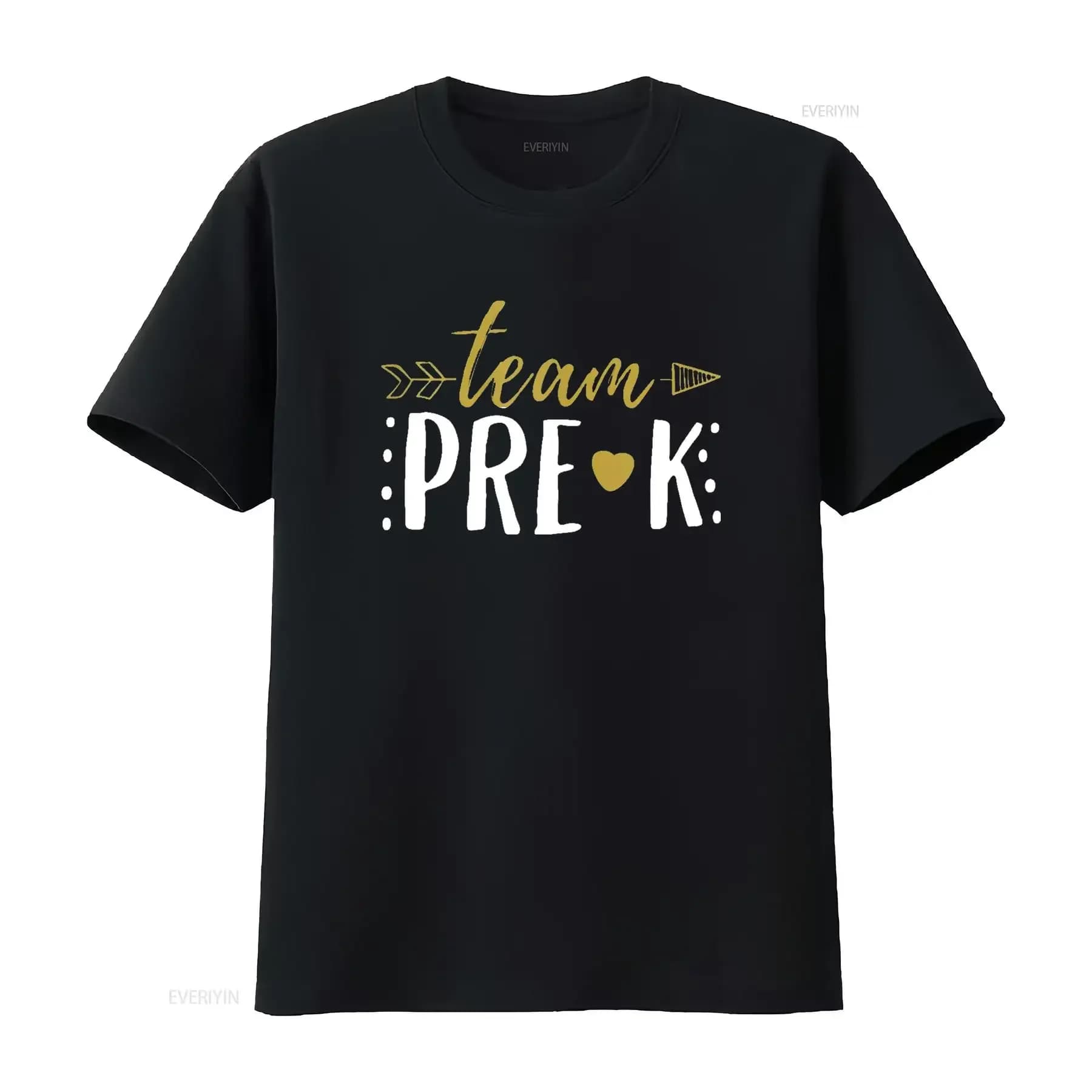 Team Pre K Maglietta da donna Insegnante prescolare Studente Freccia vintage Lavato Morbido streetwear Allungato Abiti firmati alla moda