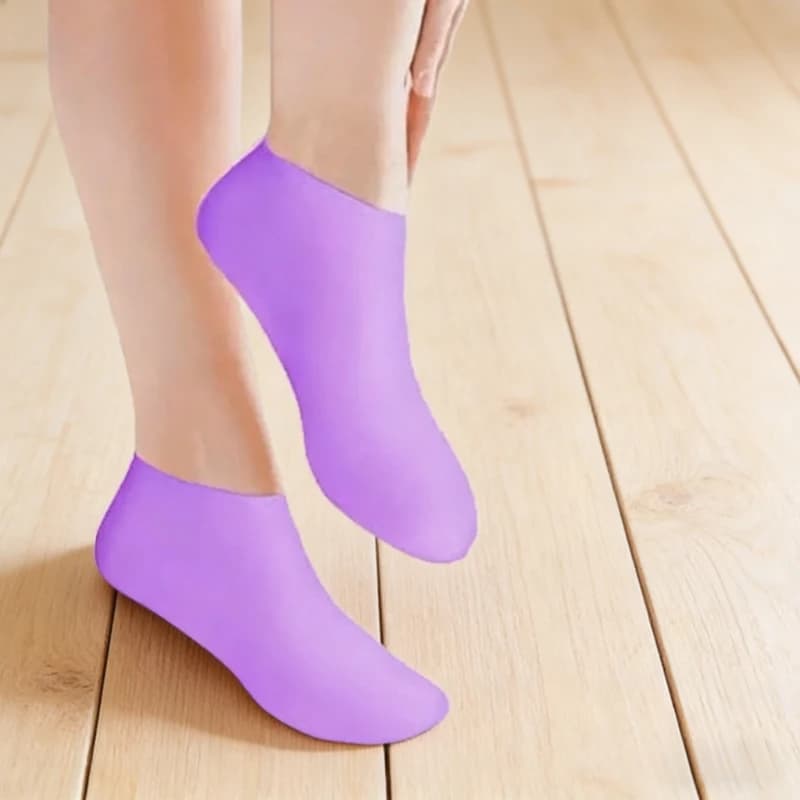 Calzini in silicone Idratante Cura della pelle Protezione del piede Copertura del piede Pelle esfoliante Gel anti-screpolature Maschera idratante per i piedi