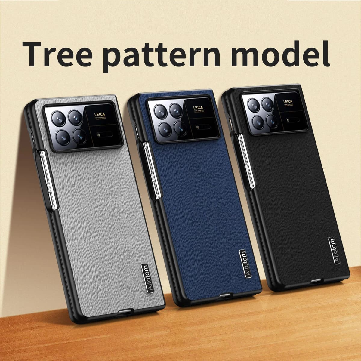 Shock-resistant soft case for Xiaomi Mix Fold 2 3 Fold3 Fold2 Protector for lenses Cases with back cover in PU silicone skin