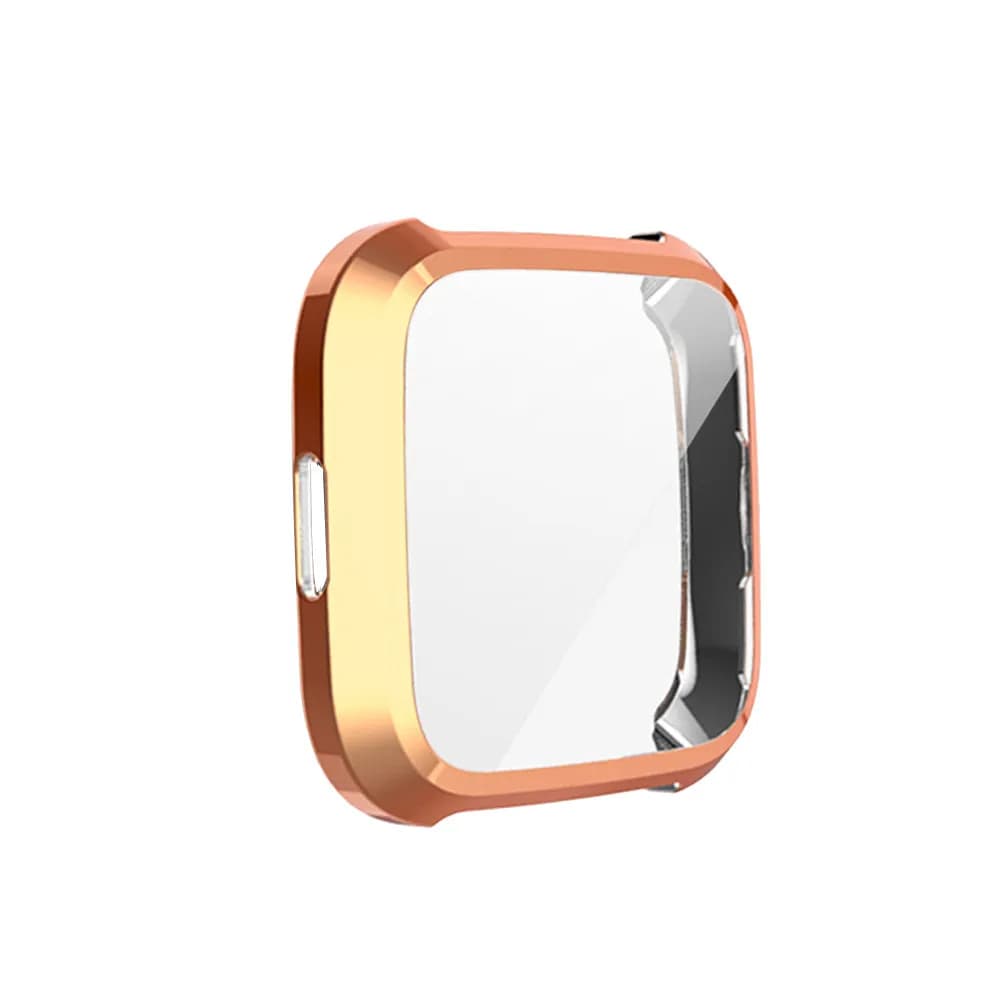 Custodia Protettiva Premium in TPU per Smartwatch, Anti-Caduta e Anti-Graffio, Compatibile con Fitbit Rose