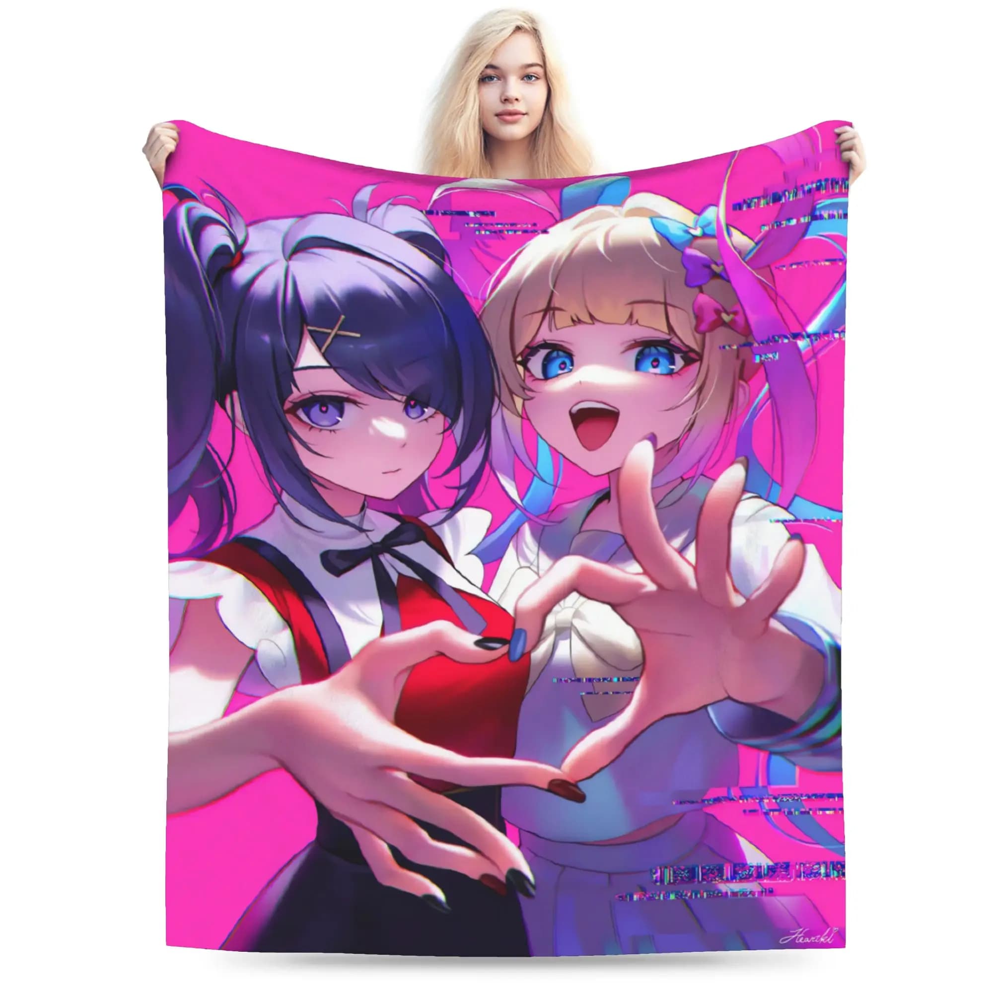 Coperta calda per ragazze e ragazzi, da viaggio, Needy Streamer Overload (18), coperta in flanella per la decorazione della casa, divertente copriletto per divano