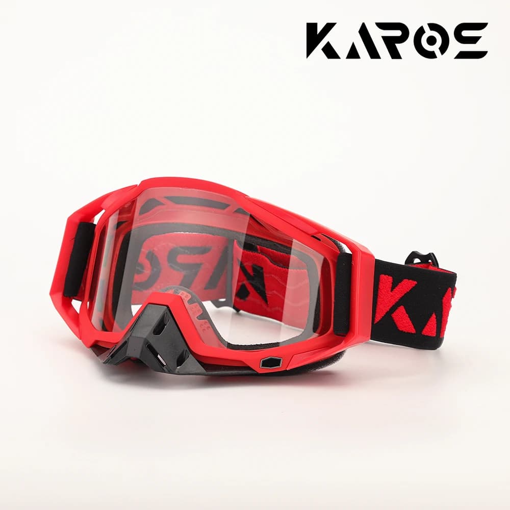 Occhiali Sportivi Karos per Moto, Antivento e Antipolvere, Protezione UV400, per Fuoristrada, MTB, ATV, Sci K336
