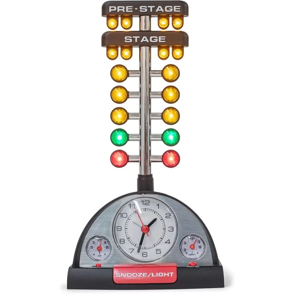 Termometro Illuminato con Sveglia da Tavolo e Suono