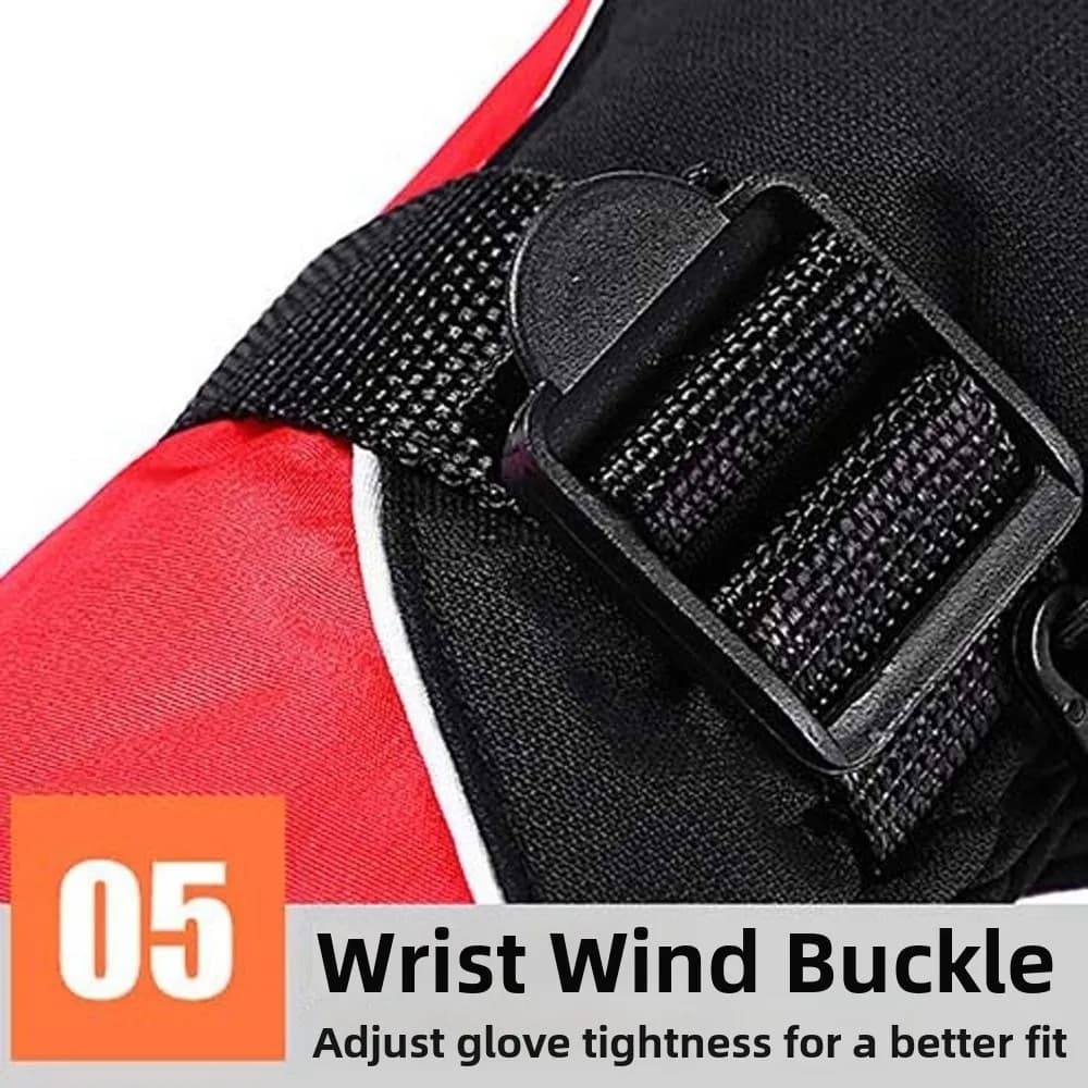 Guanti da Sci in Cotone PP Antifreddo, Morbidi, Antispruzzo, Unisex, Antivento, Antifurto, Touch Screen, Guanti Spessi con Dita Rinforzate
