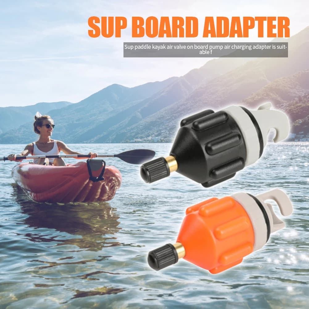 2 Pezzi Adattatore per Pompa Gonfiabile in Nylon per Kayak e Paddle Board
