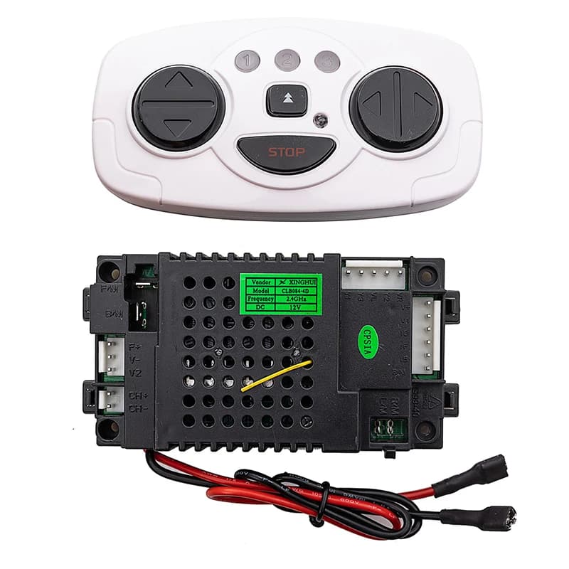 12V CLB084-4D, telecomando per auto da corsa per bambini 4F 2.4G, ricevitore per parti di ricambio per veicoli elettrici per bambini