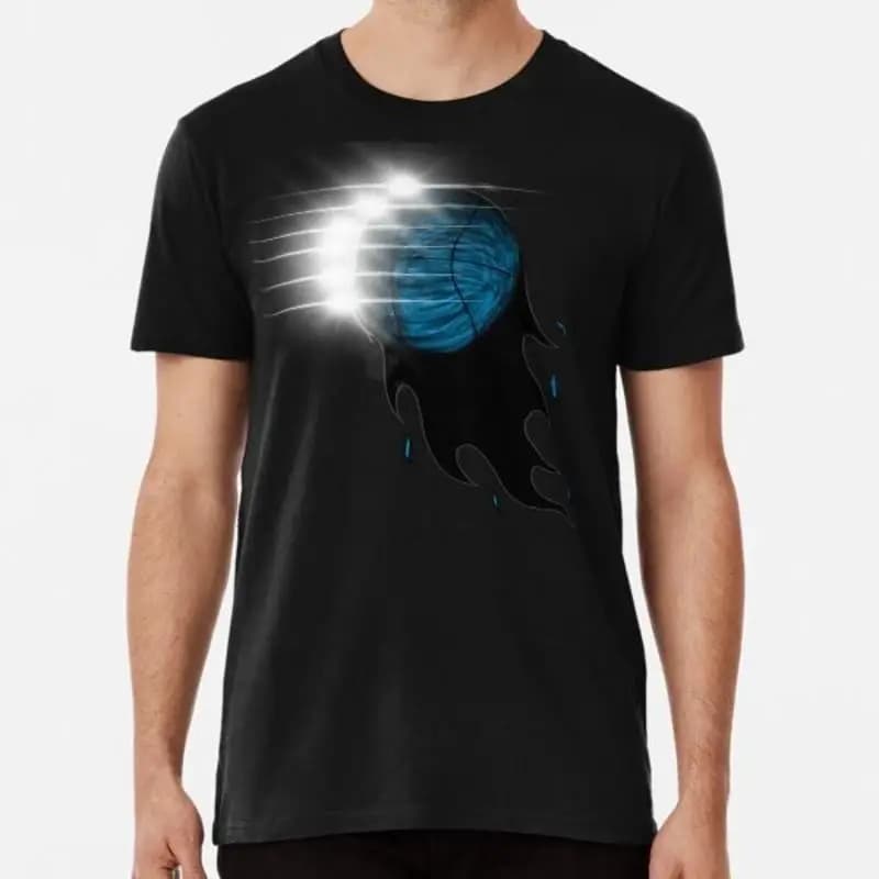 Blue Fire Basketball T-shirt made in Australia from S to 2XL