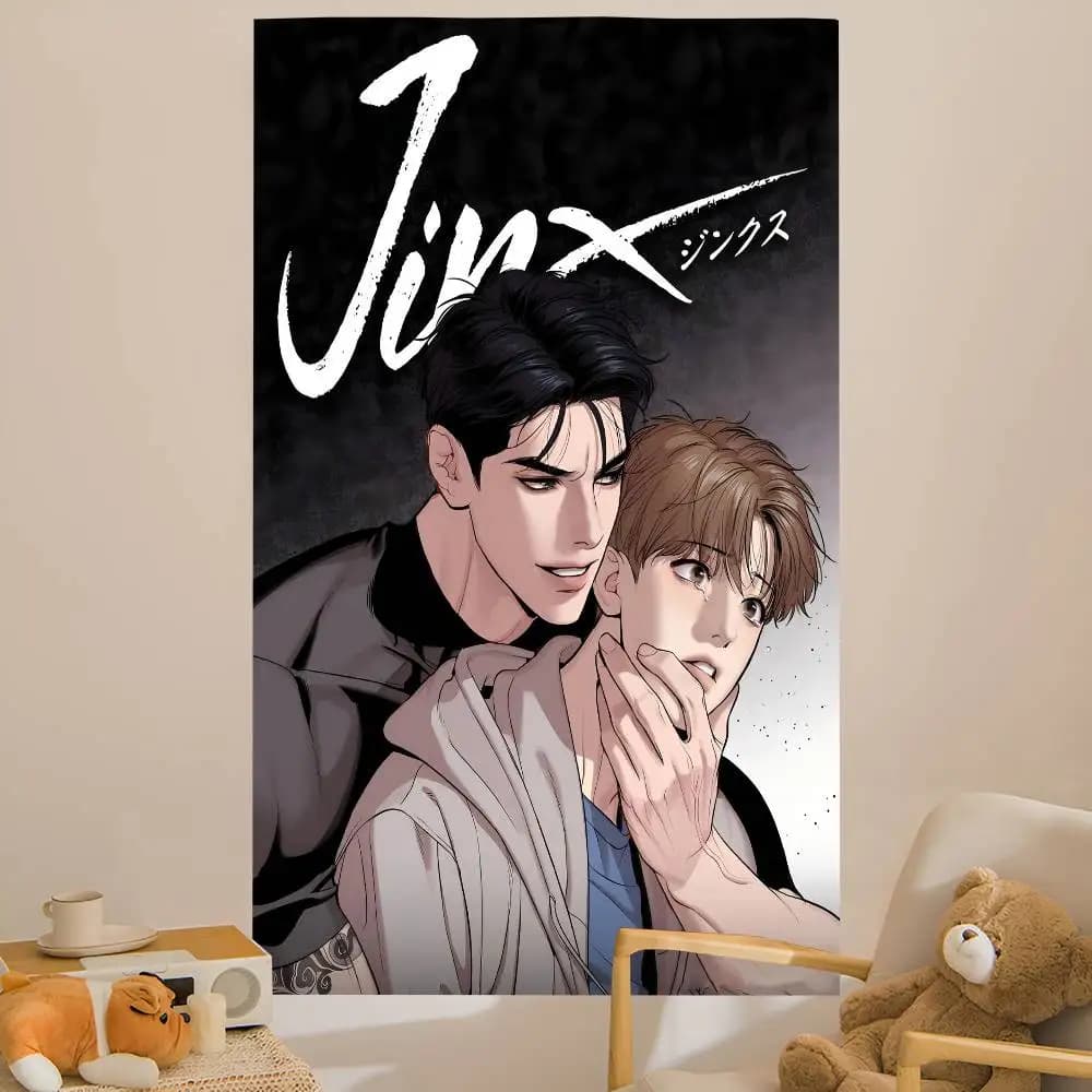 Cartoon J-Jinx Cartoon Tapestry Art Science Fiction Room Home Decor Wall Hanging Sheets