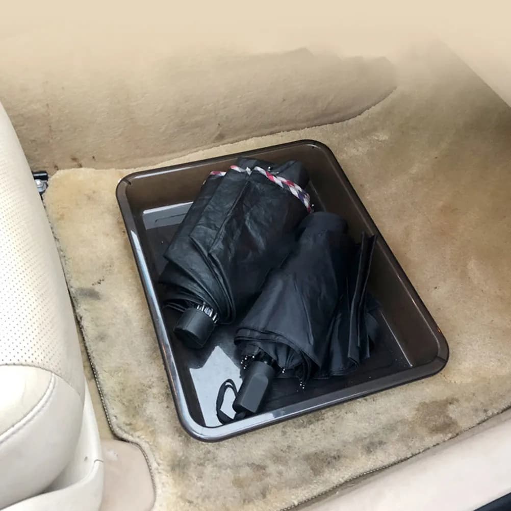 Contenitore portaoggetti compatto universale per auto, organizer interno resistente per bagagliaio, scarpe, ombrelli