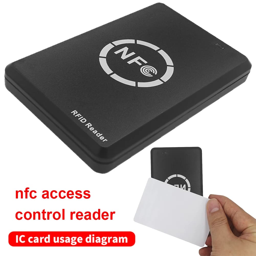 Smart Access Control Card Copier 13.56MHz/125KHz/250KHz lettore RFID Writer Software gratuito NFC Tag Replicator RFID 125KHZ Reader