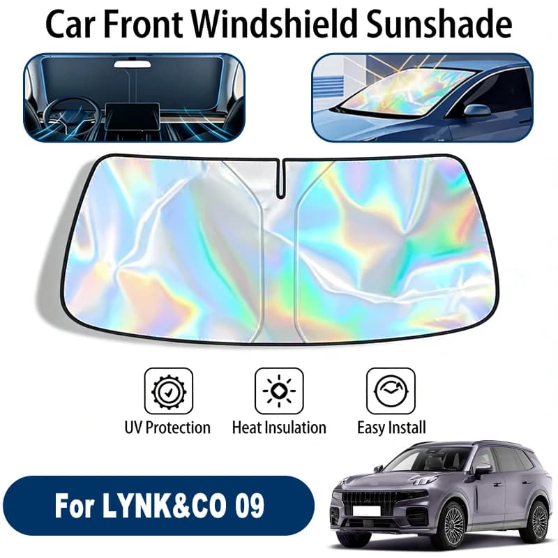 Parasole per parabrezza per LYNK&CO 09 Accessori pieghevoli per protezione solare riflettente UV per finestrino anteriore
