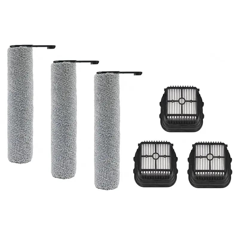 【VENDITA RAPIDA】6 pezzi di spazzole a rullo e filtri Hepa per aspirapolvere Laresar S7 Pro, ricambi per aspirapolvere, spazzole e filtri.