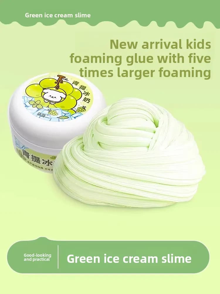 Kit Slime Atossico per Bambini, Colla per Bolle, Giocattolo di Fango Cristallino, Alto Valore Estetico, Personalizzabile, Divertente Giocattolo Antistress