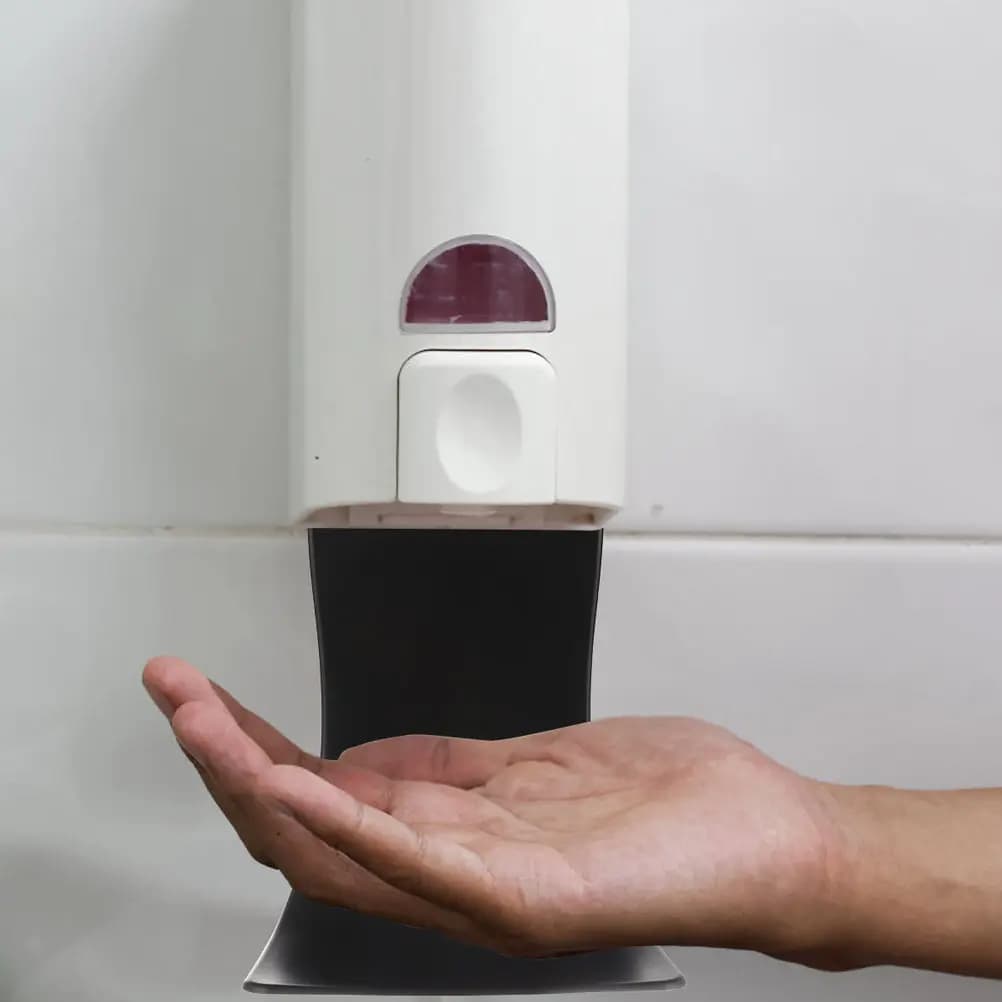 2 Pezzi Vassoio Raccogligocce Professionale per Dispenser di Sapone, Vassoio di Servizio in Plastica per Uso Domestico, Comodo da Usare