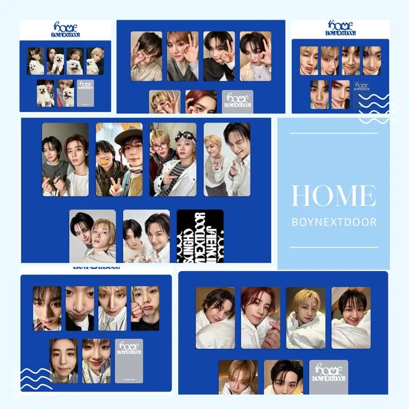 New KPOP Korean Wave Music Group BOYNEXTDOOR Personal Album Fan Collection Essential LOMO Card Gift