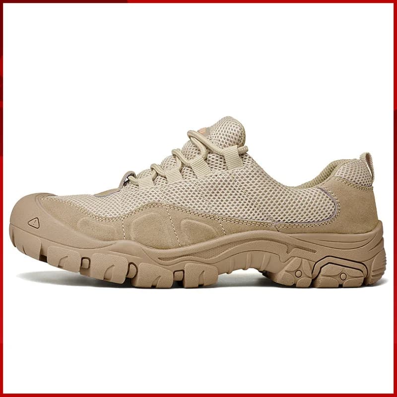 Scarpe da trekking originali da uomo Sneakers in pelle scamosciata Stivali tattici impermeabili dal taglio basso Scarpe da ginnastica da caccia Classici Comfort