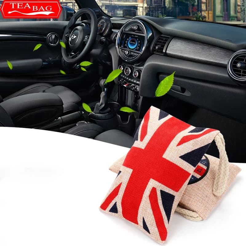 Ciondolo deodorante per filtro dell'aria con sacchetto di carbone attivo per Mini Cooper JCW S R55 R56 F54 F56 F60 Accessori per interni per auto 1pz