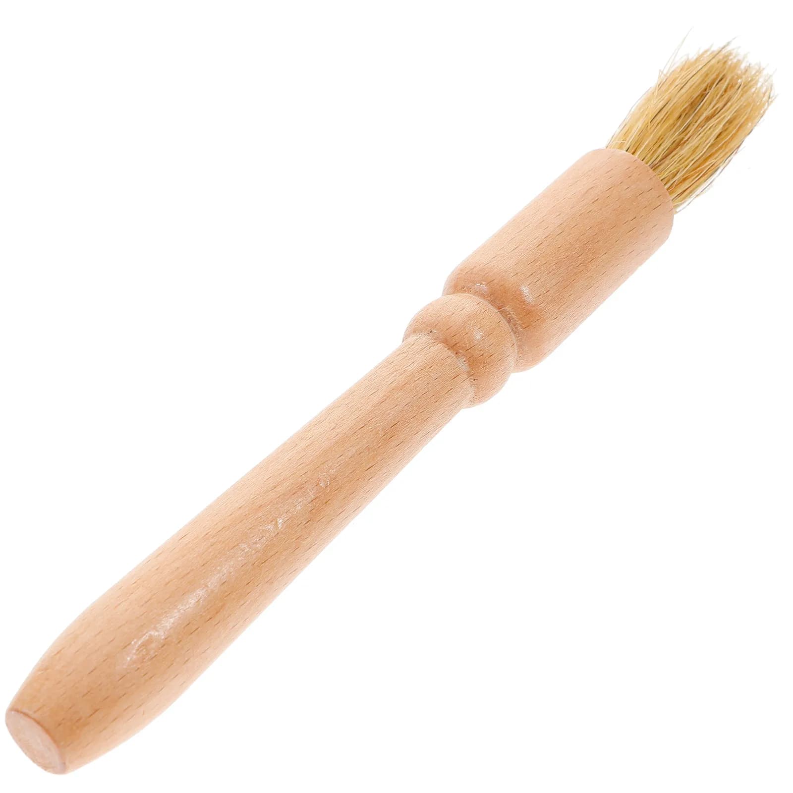 Coffee Maker Brush Wood Handle Abrasion Resistant Gentle Bristles for Espresso Machine Cleaning Coffee Grinder Countertop Powder