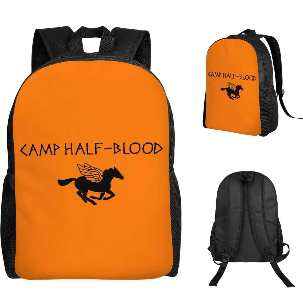 Zaino Camp Half-Blood - Percy Jackson per Studenti, Ragazzi e Ragazze, Borsa per Libri, Zaino Scolastico, Borsa per Computer a Tracolla