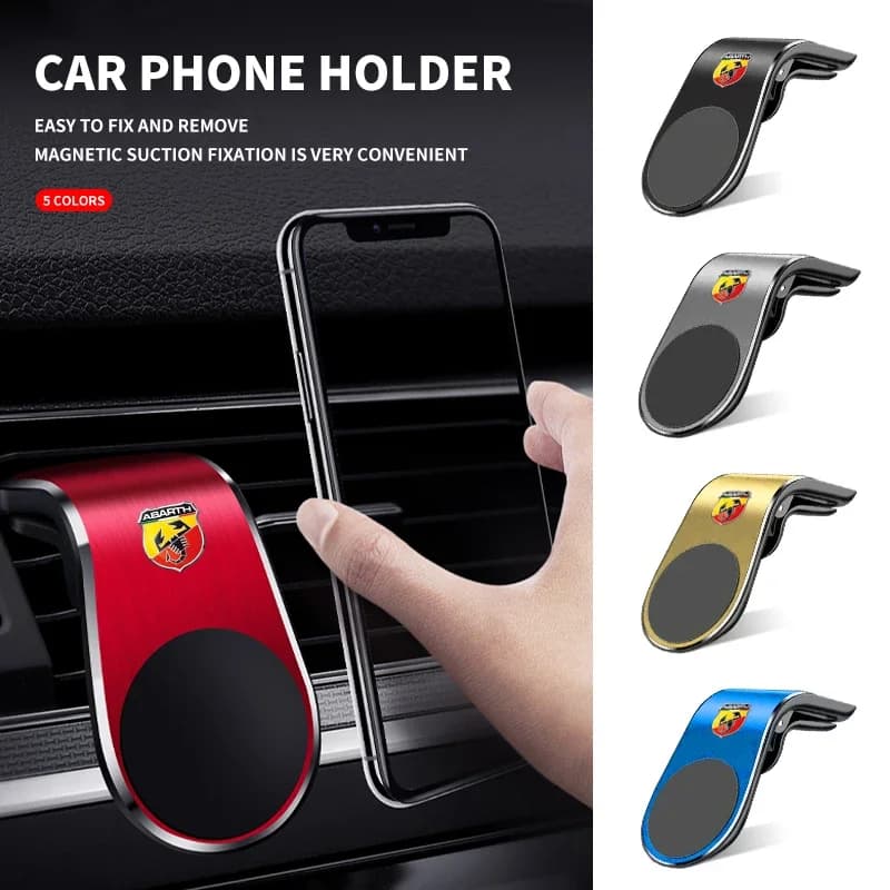 Magnetic Car Phone Support GPS smartphone support for Abarth 500 Punto Ducato Freemont Stilo Panda Bravo Car Styling Accessories