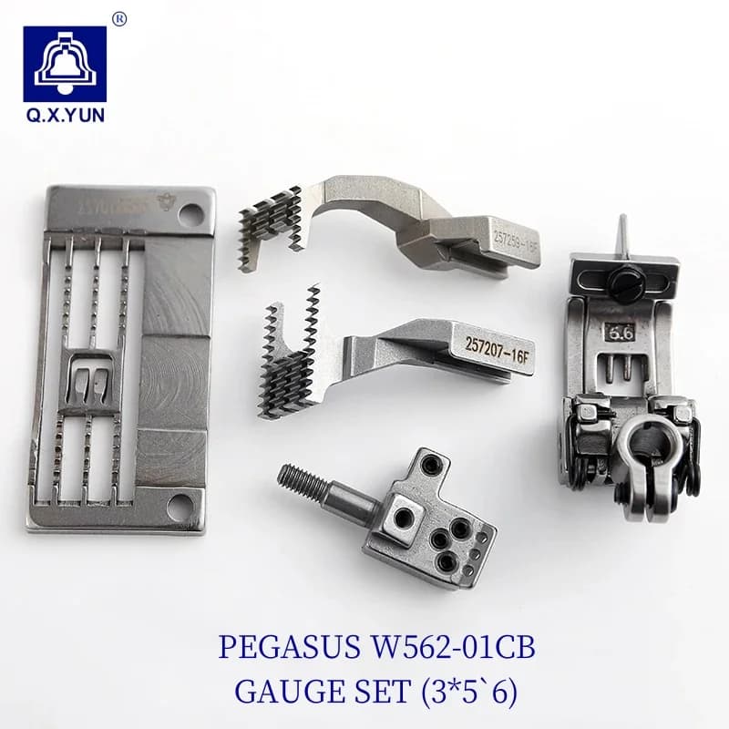 Accessori per macchine da cucire QX W600, Pegasus, 257018 b56, accessori per smerigliatrice, piastra ad ago, kit tavolo denti