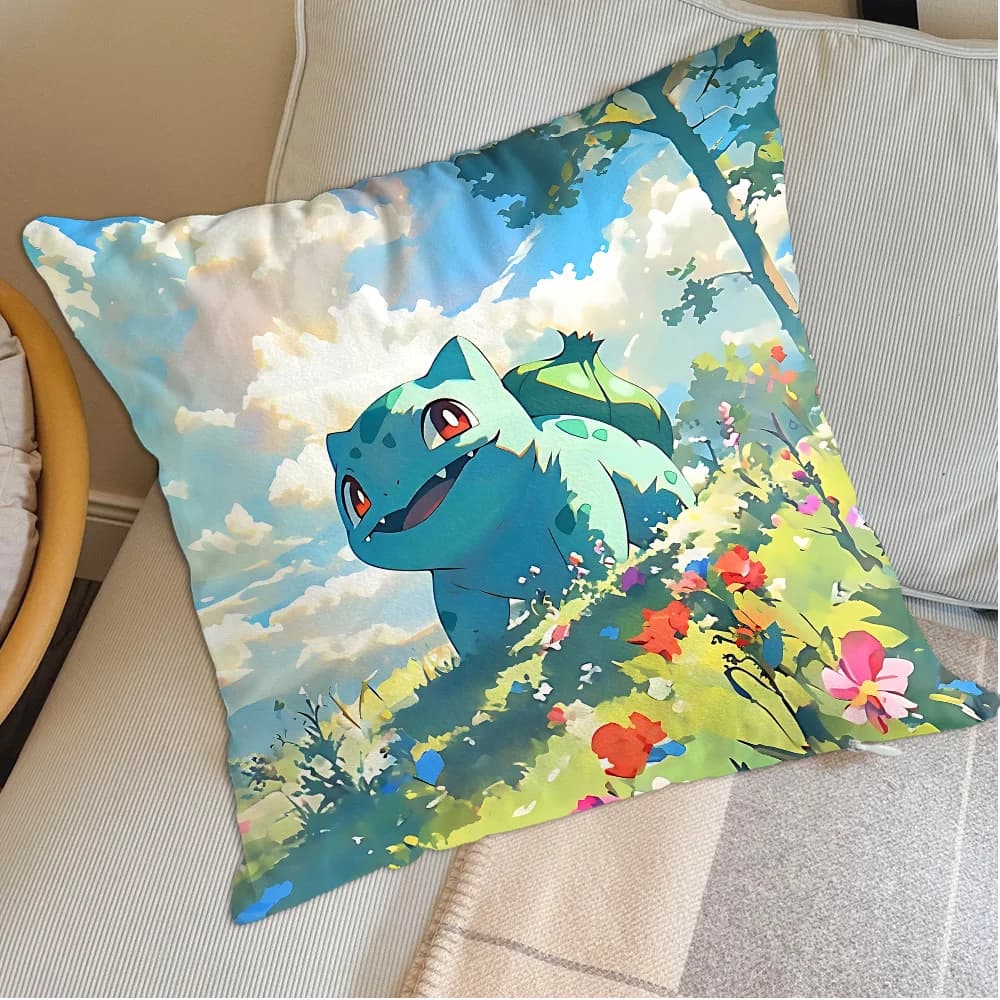 Cuscini P-Pokemons Kawaii per fodere per cuscini decorativi per divani Articoli per decorare la stanza Regali personalizzati Decorazione autunnale per la casa