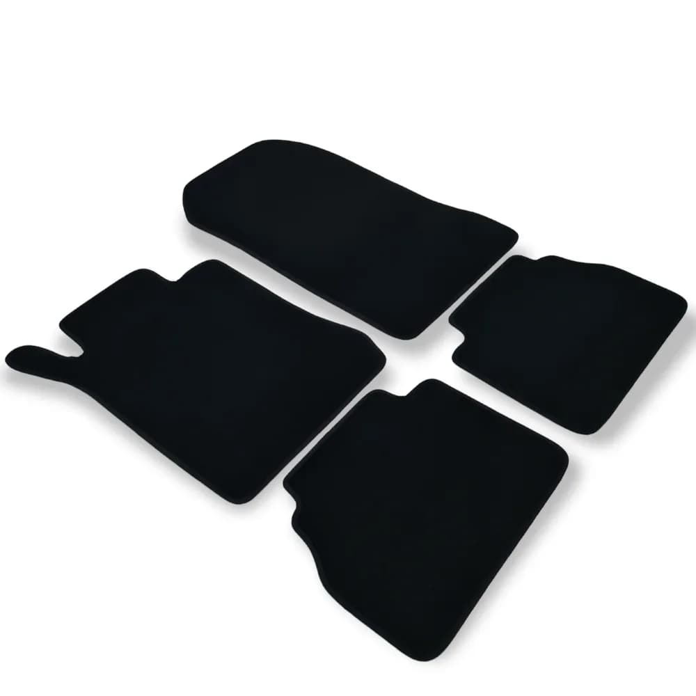 Tappetini per auto in velluto originale per Mercedes Classe E W210 dal 1995 al 2002 Fodere automatiche nere impermeabili Nuovo