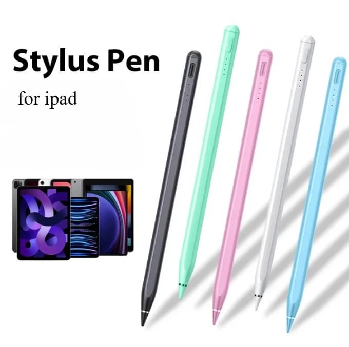 Penna Stilo per iPad Ricaricabile con Punta Fine, Funzione Anti-Tocco del Palmo e Senza Ritardi, Ricarica Wireless Compatibile con iPad
