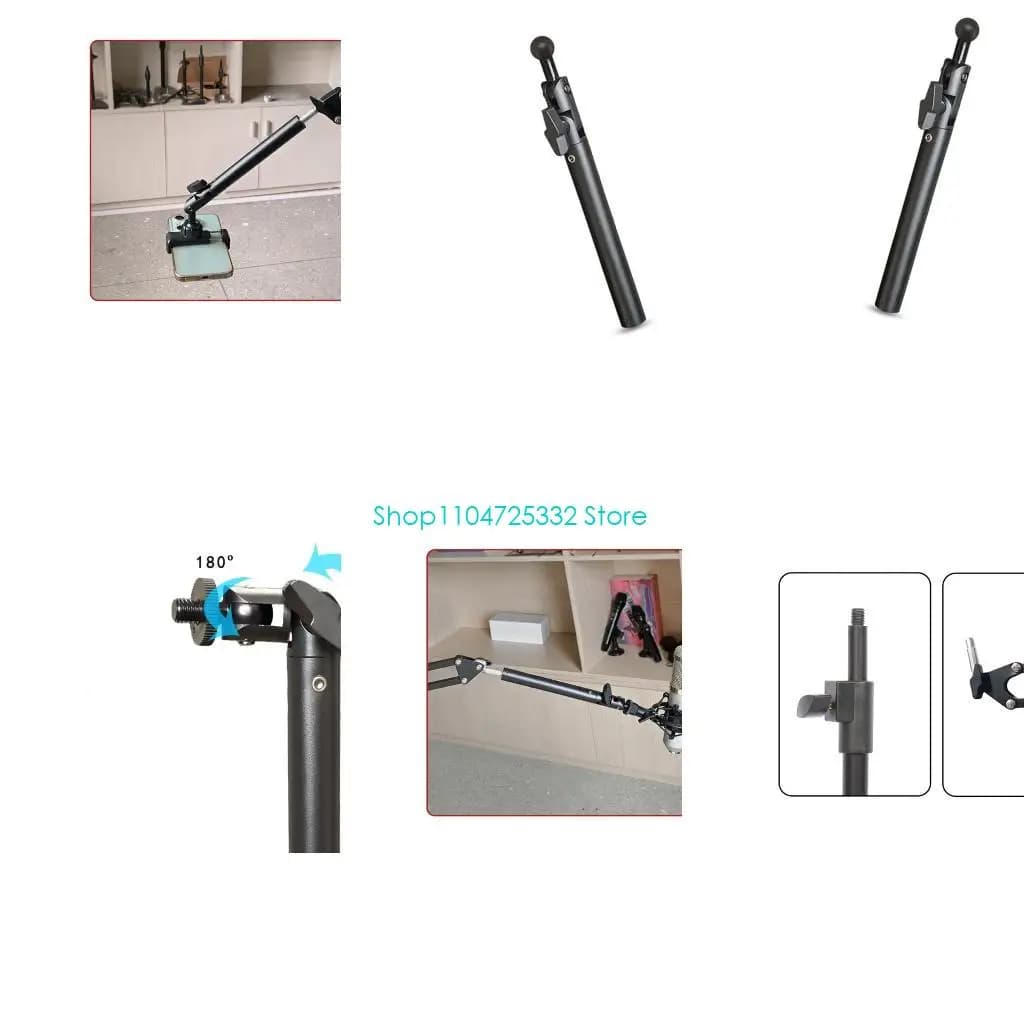 P5EA Universal from 3/8 to 17 mm Portable ESTENSION microphones for live streaming and mobile device mounting
