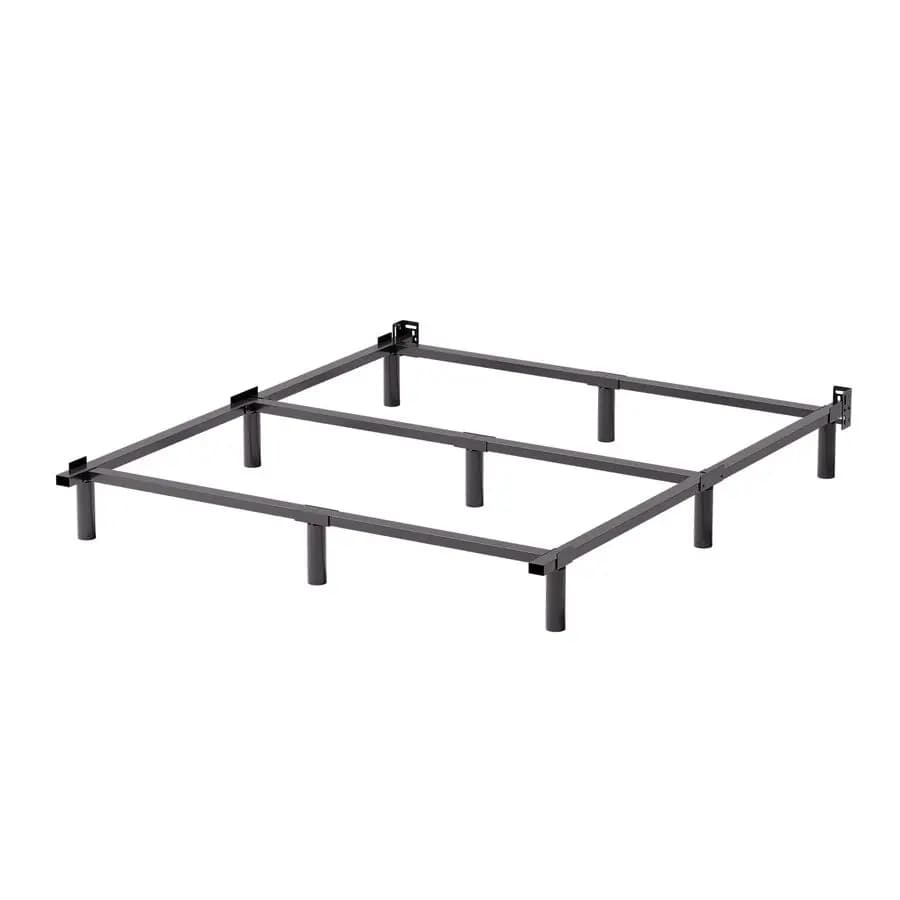Double bed base, support for mattress and 7 inch mesh, sturdy and silent bed frame, E