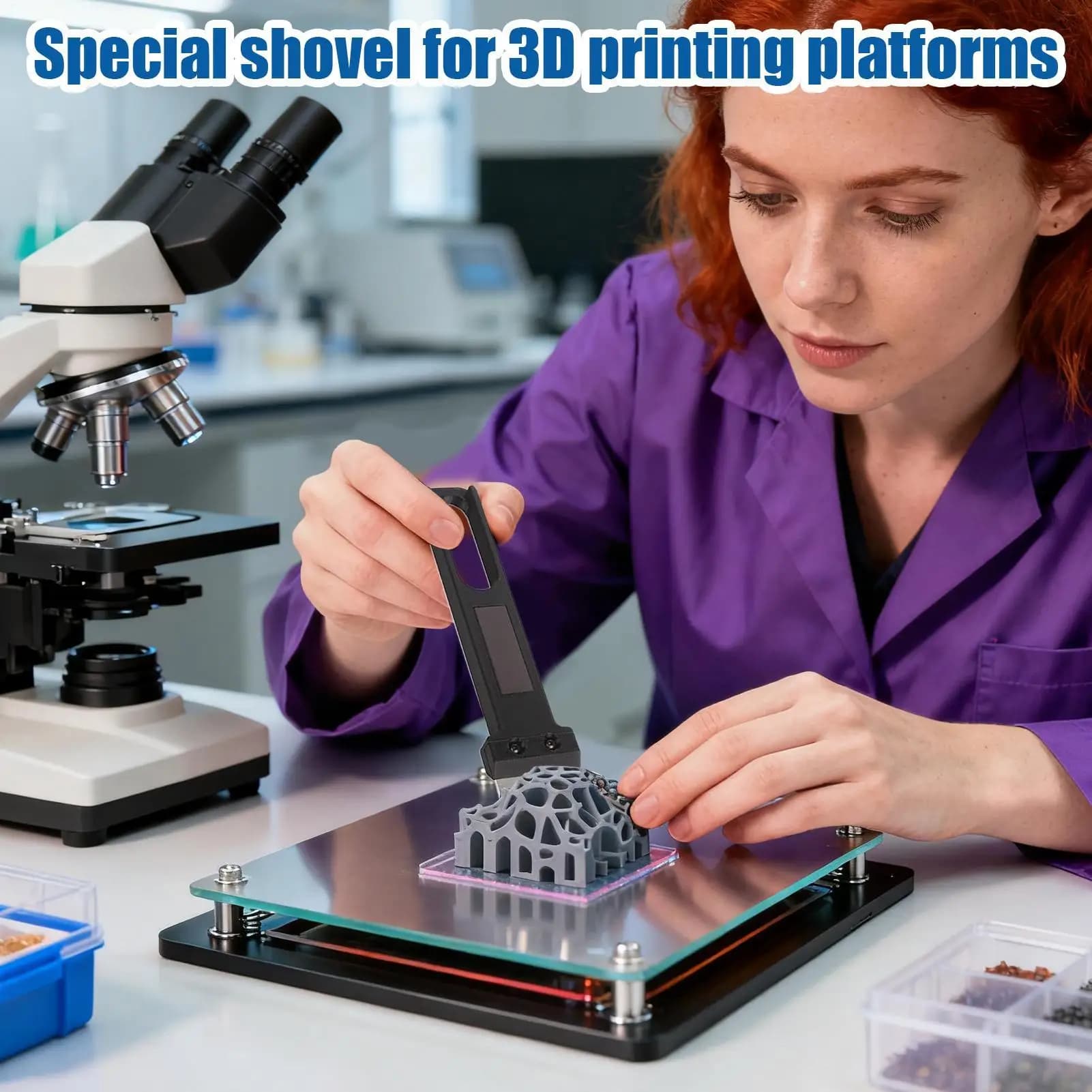 3D Printer Scratch Resistant Printing 3D Print Essential Resin Model Spelaphile Scraper for Models Remove Hot Bed