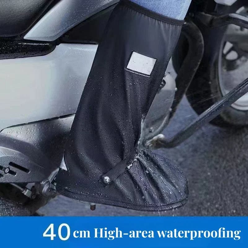 Copriscarpe Impermeabili Riutilizzabili per Ciclismo in Giorni di Pioggia, Protezione Antiscivolo per Scarpe e Stivali da Escursionismo
