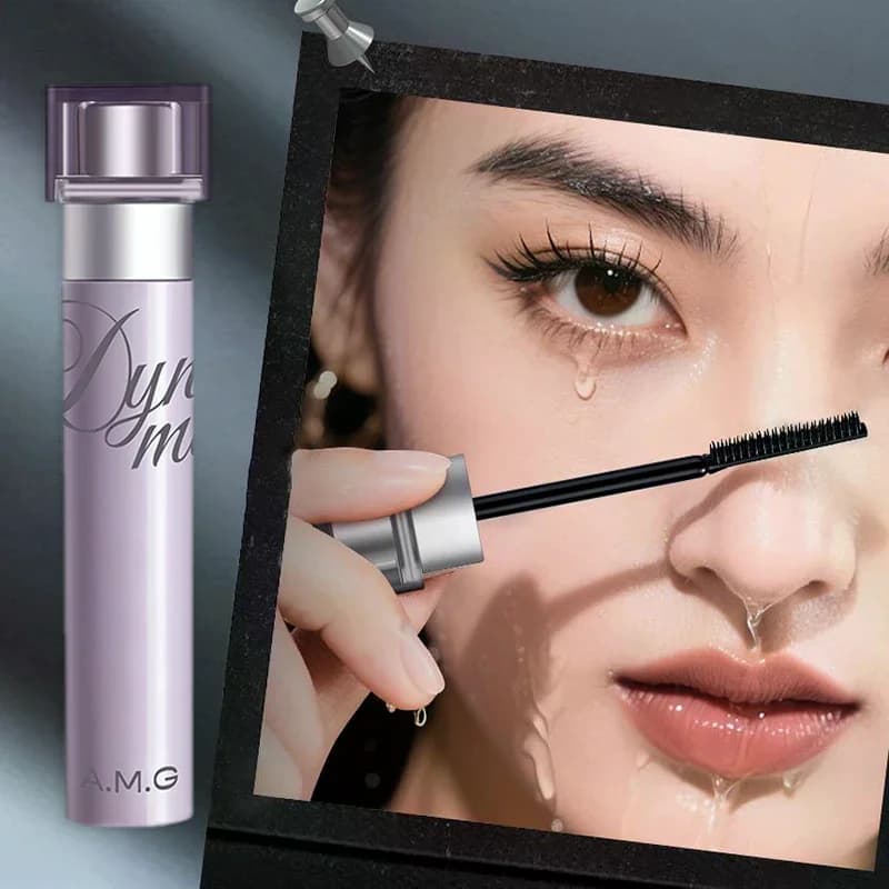 Waterproof matt mascara stretches mascara volumizing long-lasting eyelashes black fiber mascara cosmetic makeup for eyes