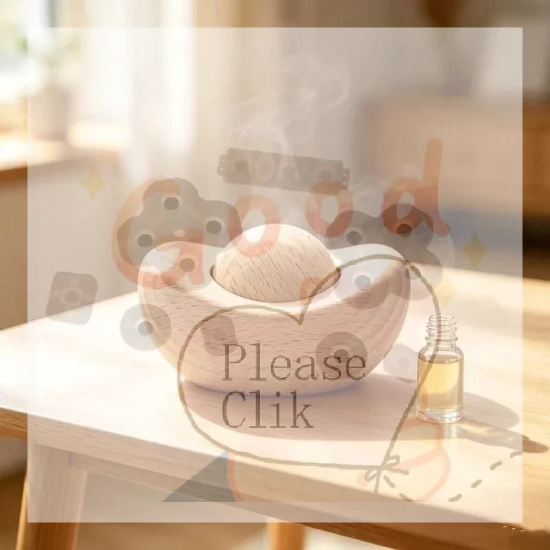 【HG】Natural Beech Wood Essential Oil Diffuser Long Lasting Scent Dispersion Minimalist Design For Home Office Yoga Space