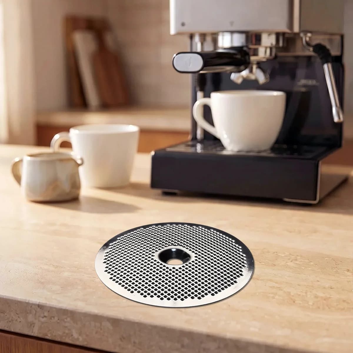 Accessorio Durevole: Ricambio Schermo Gruppo Erogatore da 54mm Compatibile con Macchine da Caffè Gaggia Classic, Baby, Carezza, Evolution