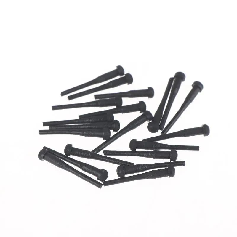 * 20Pcs 4mm Black Rubber Bumper For Hair Scissors Barber Shears Replacement Stopper Durable Pad For Scissors And Shears