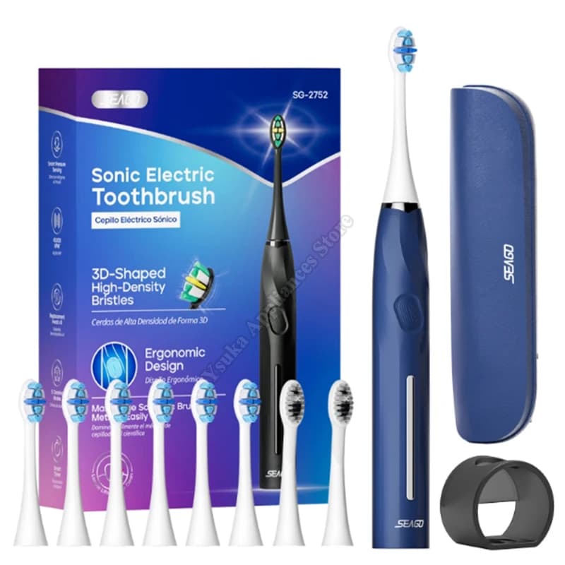 Intelligent electric toothbrush with oral health report and progress monitoring Intelligent sonic toothbrush