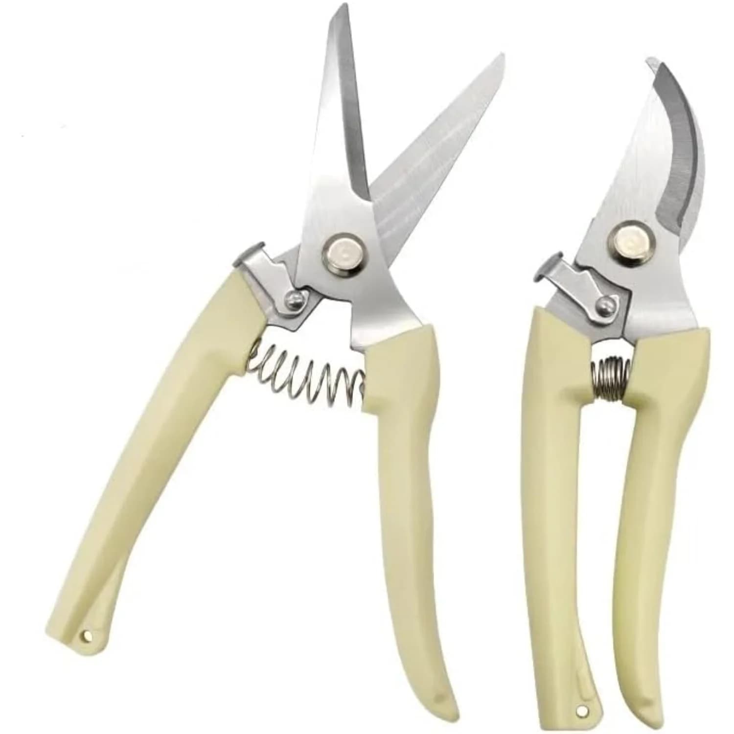 2 pruning shears hand tools for gardening stainless steel shears for flowers grass branches