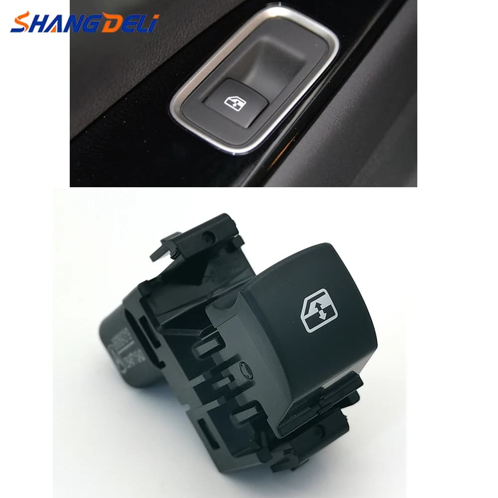 Lato passeggero porta anteriore e posteriore finestrino dell'auto pulsante sollevatore interruttore a chiave compatibile per Mitsubishi Outlander 2013-2018