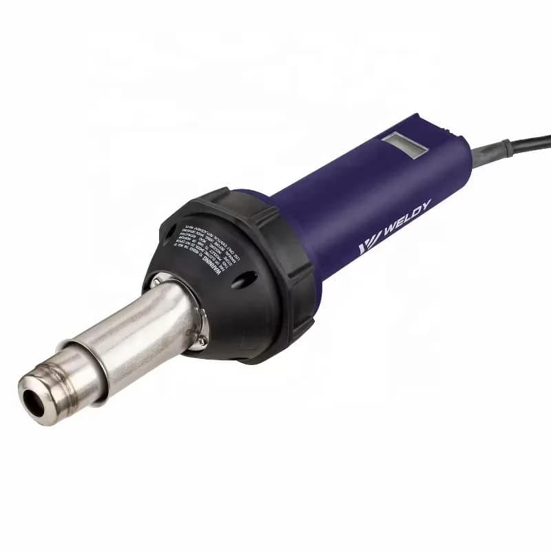 Pistola Termica HT1600D Kit per Saldatura Plastica, Strumento ad Aria Calda con Controllo Digitale
