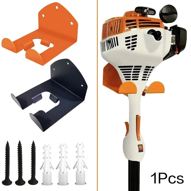 Trimmer Shelf Garage Organizer Garage Storage Hanger Wall-Mounted Lawn Mower Rack Garage Organization For Sturdy Workshop
