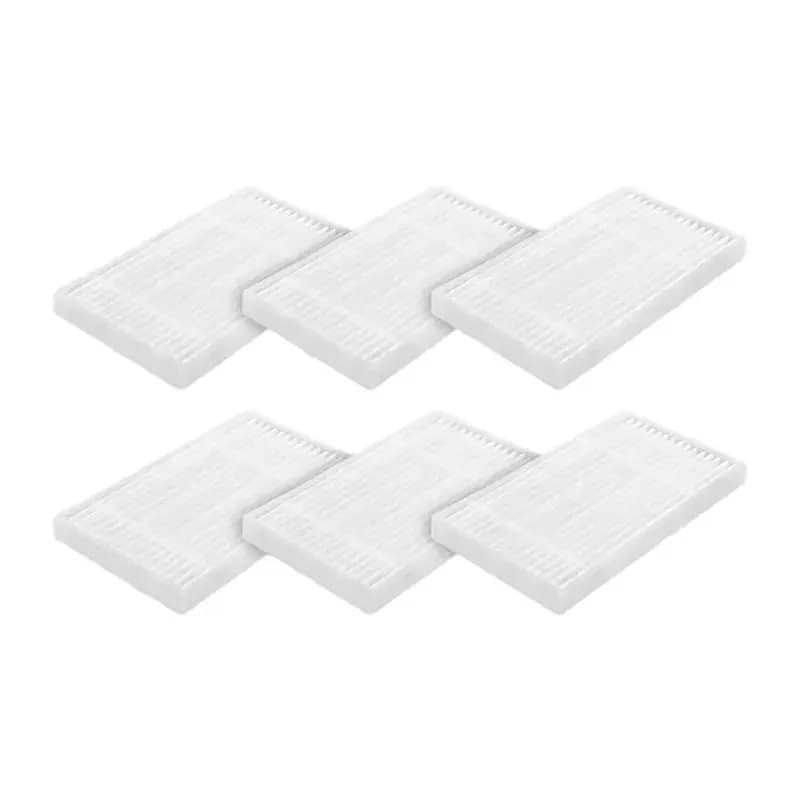 A65T-Hepa Filter Replacement Part 6PCS Vacuum Filter For Ilife V20 Robot Vacuum Cleaner Accessories