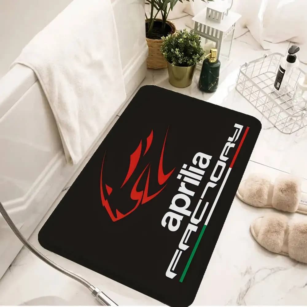 Tappetino Rettangolare Antiscivolo per Moto A-Aprilias, Tappeto Morbido per Casa, Ingresso, Interni ed Esterni, Tappeto Decorativo per Hotel