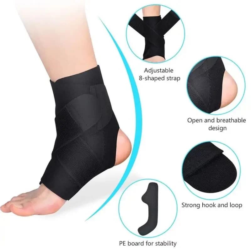 Tension Support Adjustable Ankle Brace Breathable and comfortable Ankle Support Sleeve Elastic Ankle Race Basket Volleyball Foot