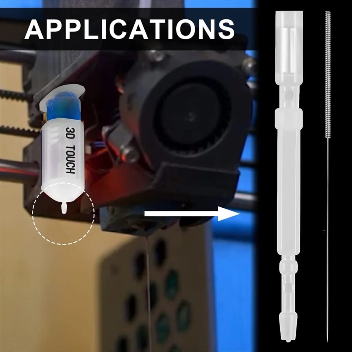 Popular_10 pezzi BL Touch Probe Pin Aghi per la pulizia dell'ugello della stampante 3D