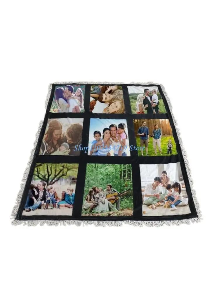 N5KC Sublimation Flannel Blanket for Heat Press Personalised Baby Printed Blankets