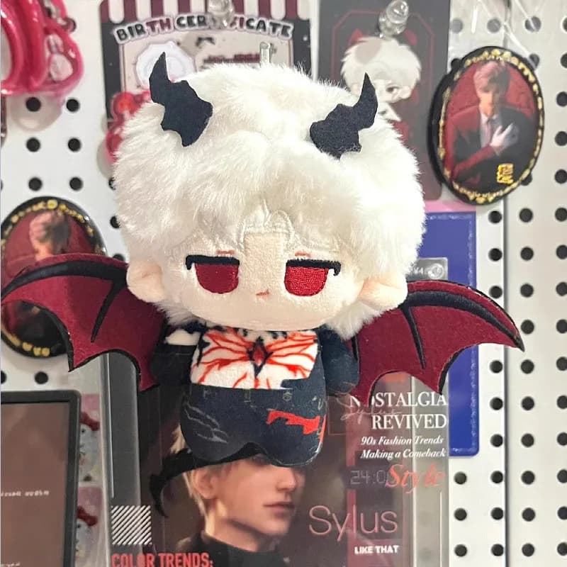 10 cm Amore E Spazio Profondo Qin Che Peluche Bambola, Evil Dragon Ver.Qinche Cotton Doll Peluche, Carino Zaino Portachiavi Regali