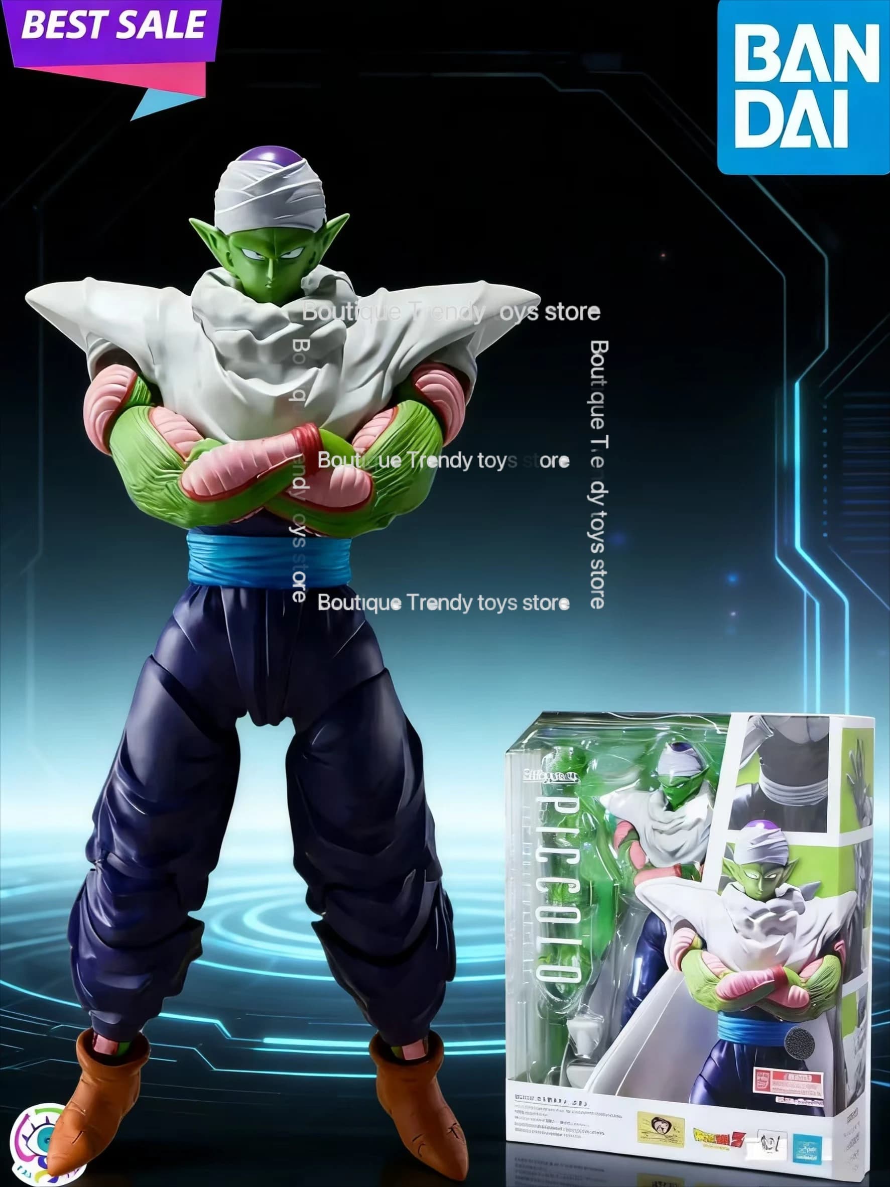 Bandai S.H.Figuarts Piccolo Il orgoglioso Namekiano Dragon Ball Z SHF Piccolo Action Figure Model Toys