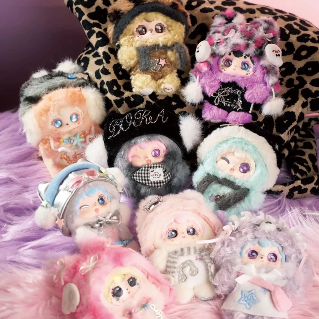 NORORO Poka Wish Bingo Series Blind Box Toys Pooka Dolls Mystery Box Kawaii Model General Gifts Bag Pendant Collection Keychain