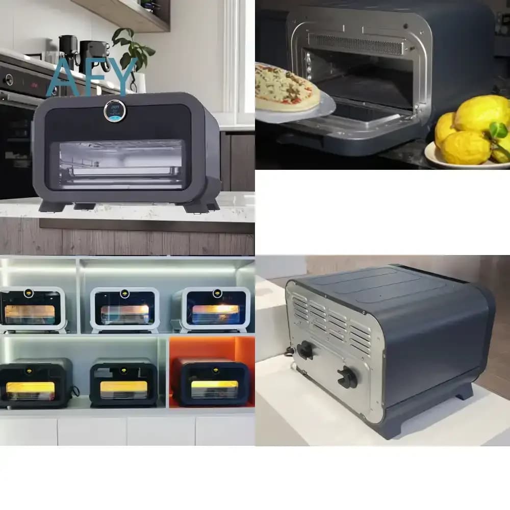 Air Fryer Electric Pizza Oven 1700W for Home Kitchen Multifunctional Countertop Oven for 12 Inch Pizza Baking Airfryer Oven